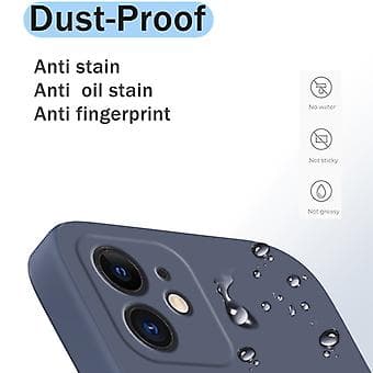 Iphone 13:n silikoninen puhelimen kuori (harmaa)