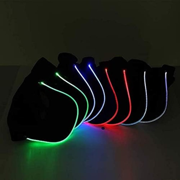 Blå LED Baseball Cap, Lysende Blinkende LED Lys op Cap Mænd