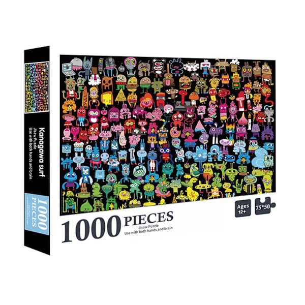 1000 kappaletta, DIY-palapeli, lahja (tyyli 19)