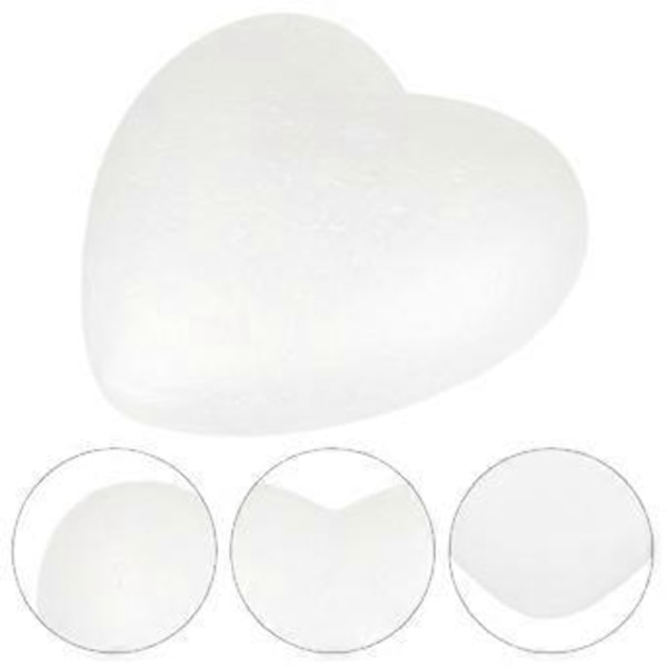1 stk. Styrofoam Hjerte Kugler
