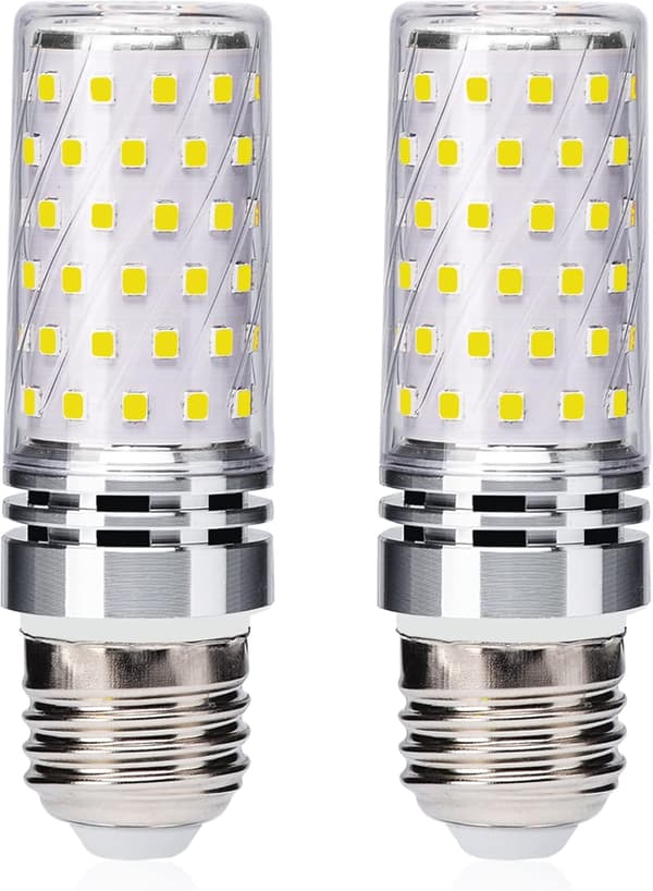 2-pakning E27 LED-maispære 12W tilsvarende 100W halogenpære