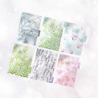 6 stk. A6 Ringbind Happy Planner Budget Indsats A6 Ringbindsdelere Planner Tilbehør