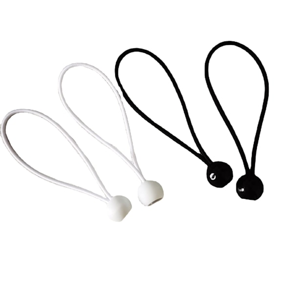 25x Bungee-snören, Bungee Pack Bungee-krokar med plastkula, Tio
