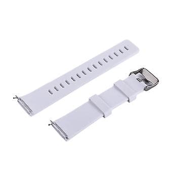 Silikoninen ranneke Fitbit Versa / Versa 2:lle (Valkoinen)