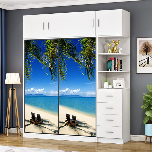 (38,5*200cm*2st) 3D-effekt affisch dörrklistermärke 9