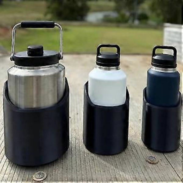 Stark Magnetisk Flaskhållare för Vattenflaskor Mångsidig Användning Mugghållare för Golfbilar Traktorer Bussar (60Oz)