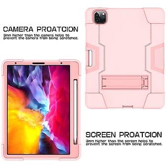 Tablet Etui til iPad Pro 12.9 (2018) / (2020) (Rosaguld)