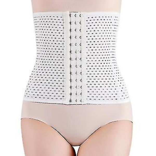 Kvinnors Midja Er Korsett Bälte: Under Kläder Sport Tum Torso Swear () # (L VIT)
