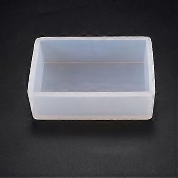 DIY Smyckesverktyg Silikon Rektangulär Låda Högkvalitativ UV Epoxihartsform