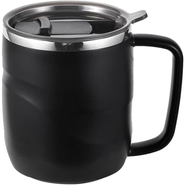 Stainless Steel Insulated Coffee Mug with Sliding Lid Vacuum Cup