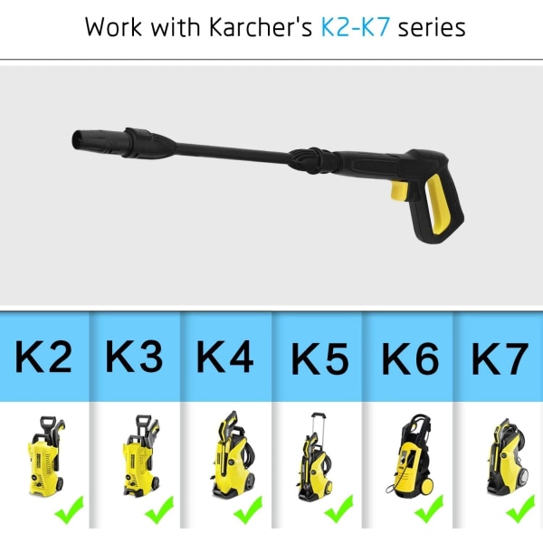 Högtrycksavtryckartvättpistol för Karcher K2 K3 K4 K5 K6 K7 K?rc