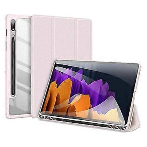 Skyddande surfplattefodral kompatibelt med Samsung Galaxy Tab S8 11 tum / Galaxy Tab S7 2020 11 tum (Rosa)
