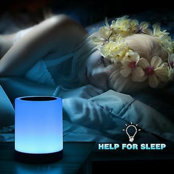 LED Touch Sensor Dimbar Bordslampa Babyrum Sovhjälp Sänglampa( )