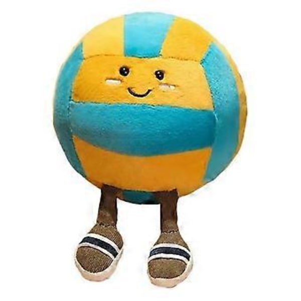 Söt Volleybollkudde, Docka, Mjuk Sportkudde, Rolig Plyschvolleyboll, Present, Rumdekor