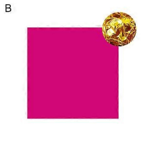 100 stk. 8 cm aluminiumsfolie chokolade slik indpakningspapir mademballage dekor (Celluilite kaffe)