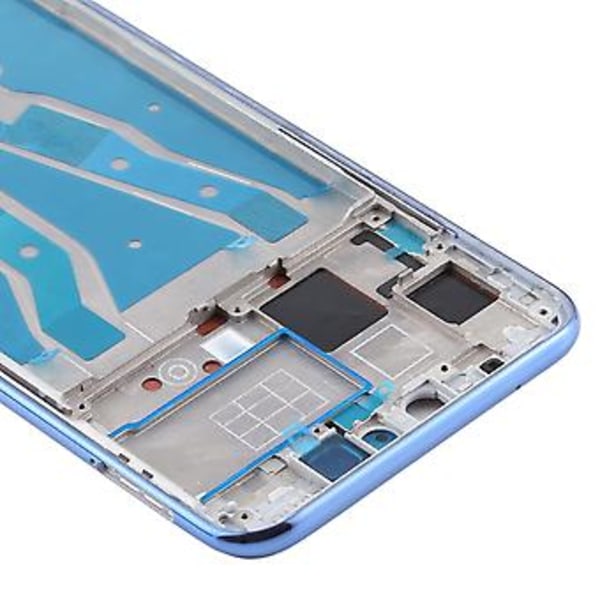 LCD Ramme Bezel Plade til Huawei Y9 (2019) Sort (Sølv)