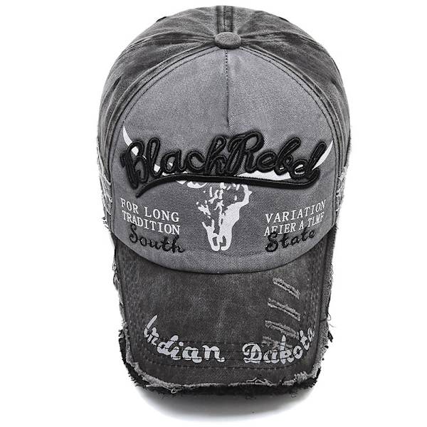 Unisex Baseball Cap Justerbar Golf Hat Åndbar Vintage Jeans