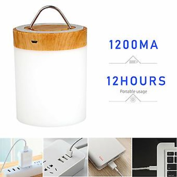 LED Touch Sensor Dimbar Bordslampa Babyrum Sovhjälp Sänglampa( )