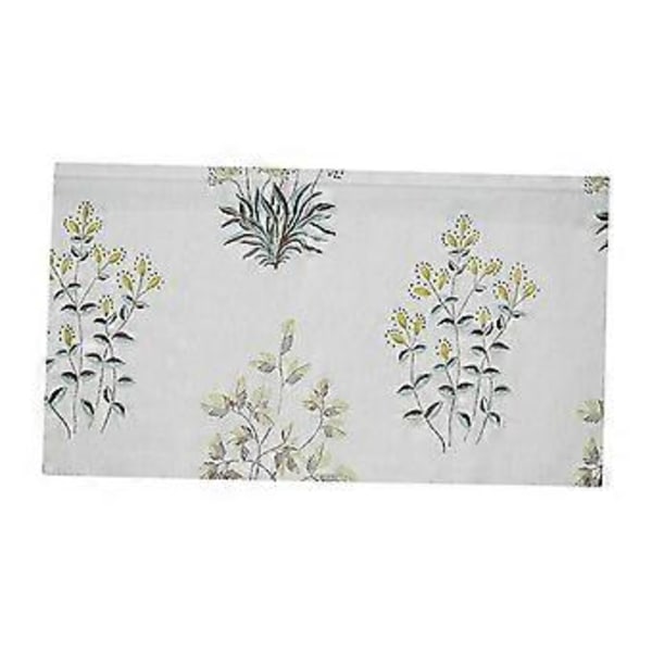 Blomstrete Botanisk Termisk Isolert Vindusgardinkappe med Stanglomme (130x41cm)