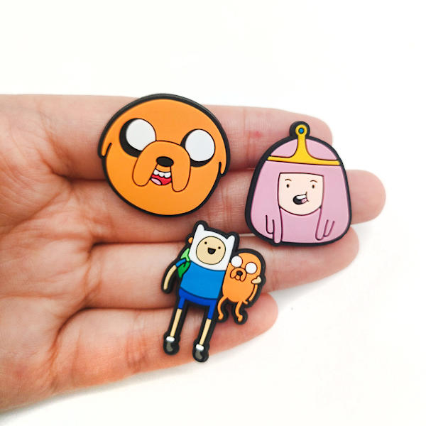 20 stk. Cartoon Adventure Time skotilbehør for Croc Charms for