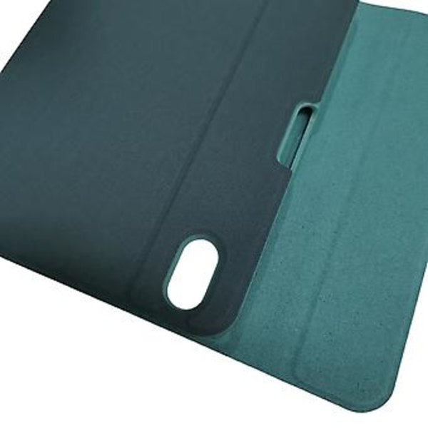 HK006 Neliömäiset Näppäimet Irrotettava Bluetooth-Näppäimistö Nahkakotelo (Musta Valkoinen)