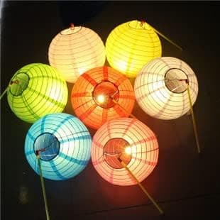 Paper Lantern Super Bright Battery Operated Hanging LED Lights De