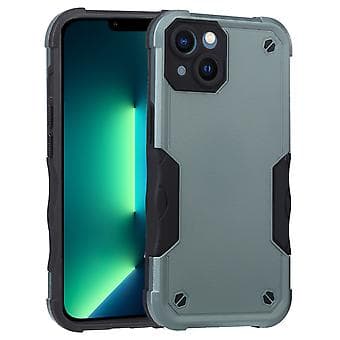 Sklisikker Armor-etui for iPhone 14 Plus (Grønn)