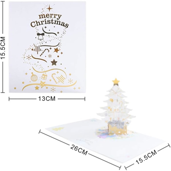 3D Pop-up julekort, 3D Pop-up-kort, Pop-up julekort