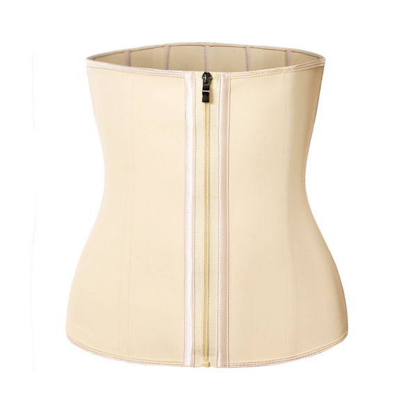 Kvinnors Latex Underbust Midjeträning Korsetter/Cincher Dragkedja&Hoo