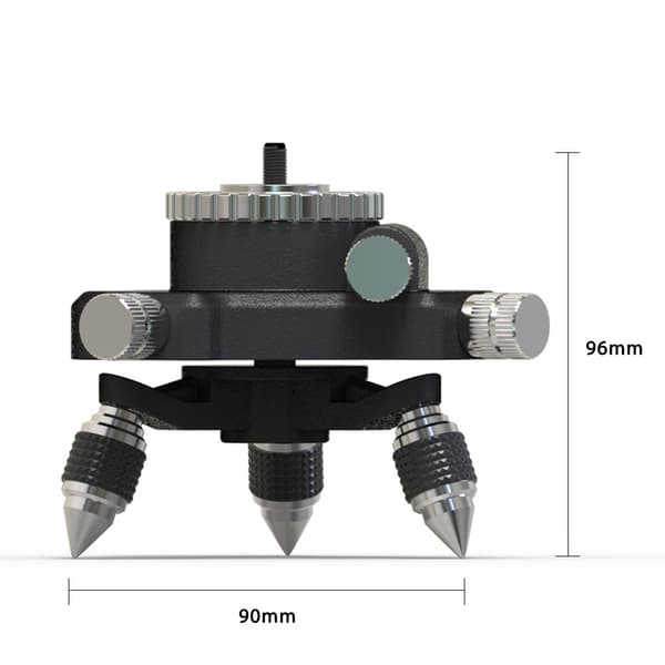 Lasernivå Stativadapter - 360° Justerbar Svingbase