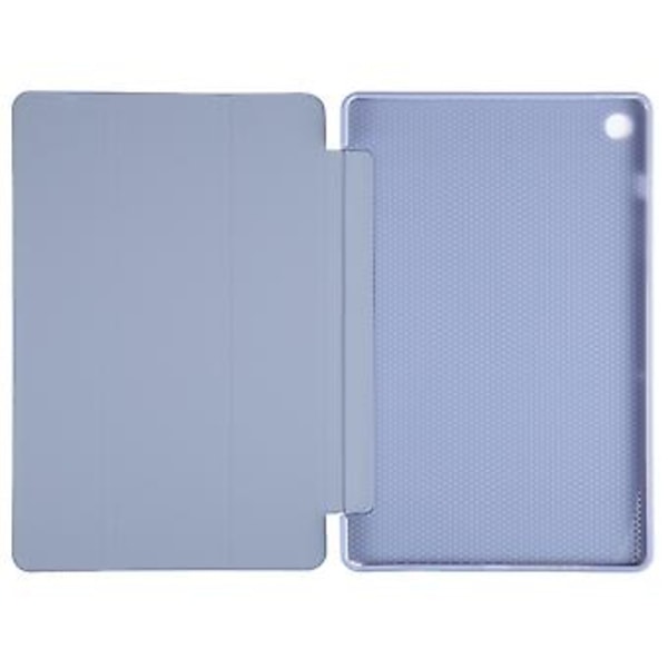 Kolminkertainen Nahkainen Tabletin Kotelo Samsung Galaxy Tab A9+:lle (Lavendel Harmaa)