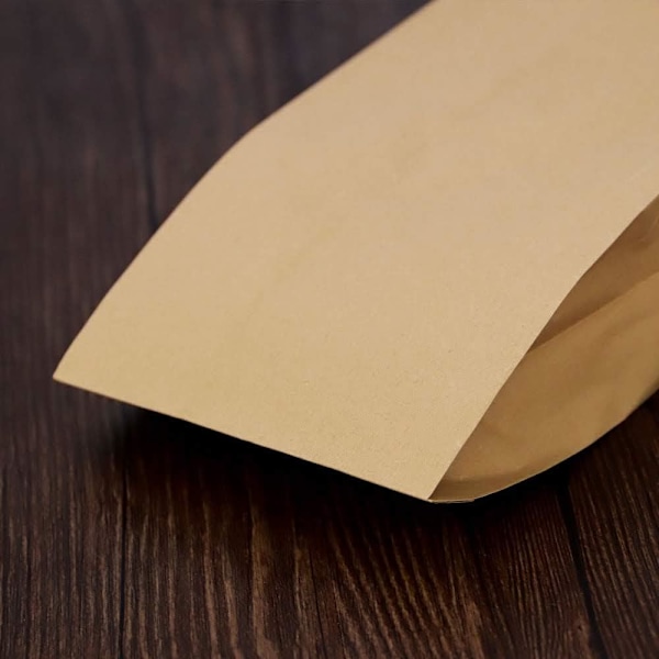 100 brune papirsposer 6 x 22cm, gavepose/feriepose/tilkommende*