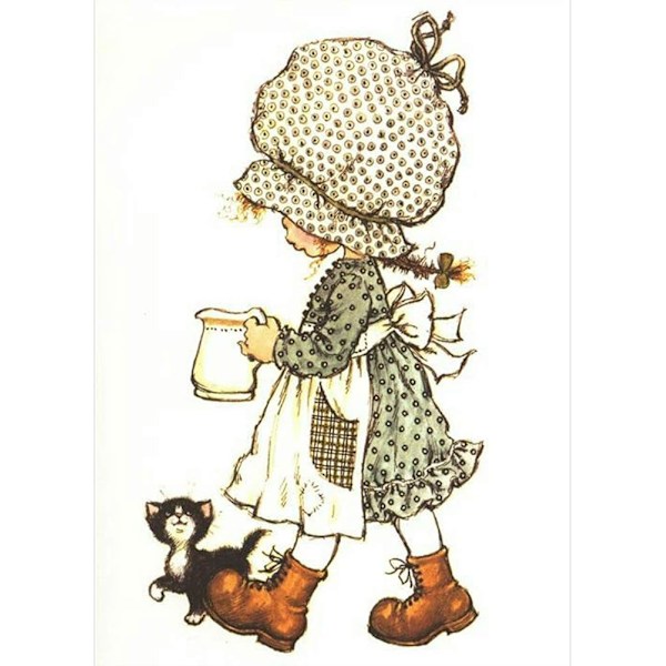 30*40cm Full Diamond Embroidery Kit, Diamond Painting Cartoon Gir