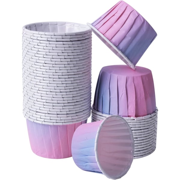 100 stk Papir Muffinsformer, Cupcakeformer Papp Muffinsformer