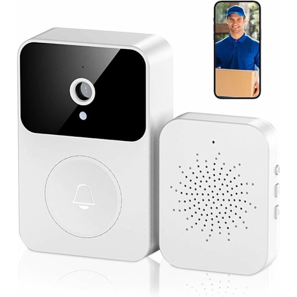 Smart videodörrklocka, trådlös videodörrklocka, hemtelefon,