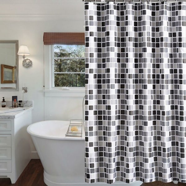 Bruseforhæng 200 x 220 cm (L x H), skimmelresistent bruseforhæng