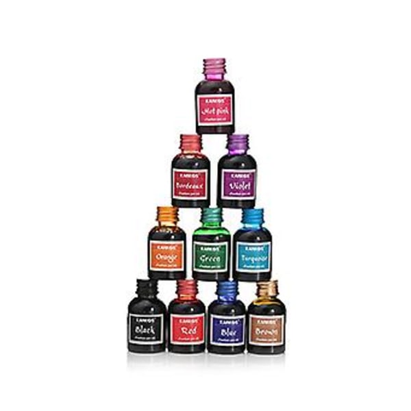 Ren fargerik pennblekk 30ml maleri tegning bilde barn jenter gutter håndverk (rosa)