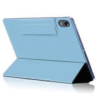 För Oppo Pad PU-läder Tri-fold stativ surfplattefodral magnetisk absorptionsskydd (stil C)