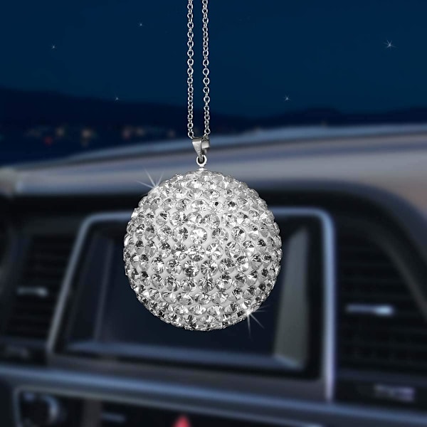 Bildekorationskristallkula Bakspelspegelhänge, Rhinestone Han