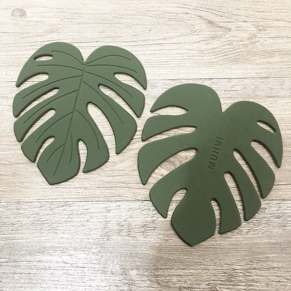 2-pack silikonstativkuddar, grytunderlägg för bord och disk