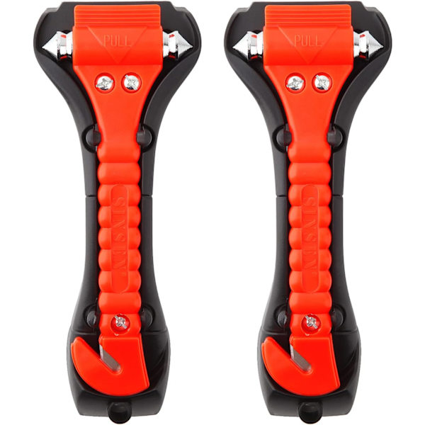 Auton turvallisuusvasara 2 kpl Auto Car Window Emergency Escape Tools E