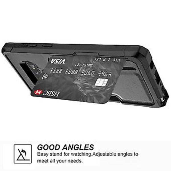 Kortholder Case til Samsung Galaxy Note9 (Sort)
