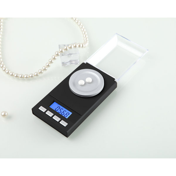 Højpræcisionsvægt 50 x 0,001 g Professionel digital milligram