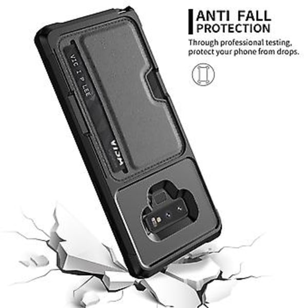 Kortholder Case til Samsung Galaxy Note9 (Sort)