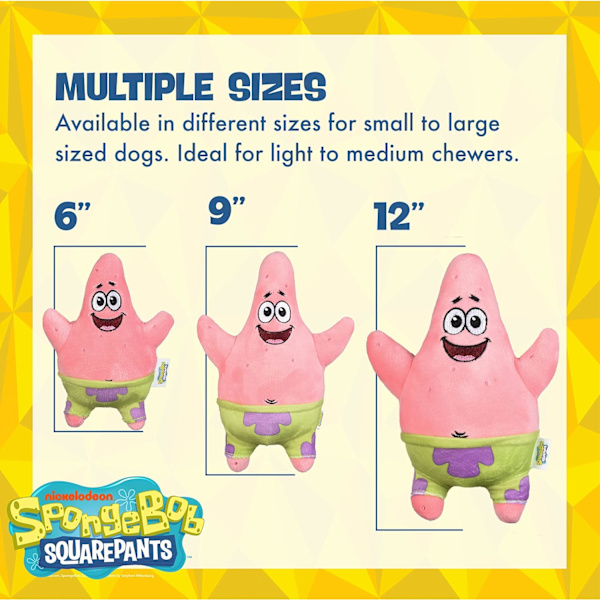 Hahmo Pehmolelu Koiralle | Koiran Lelut SpongeBob-Faneille | Vinku Koira