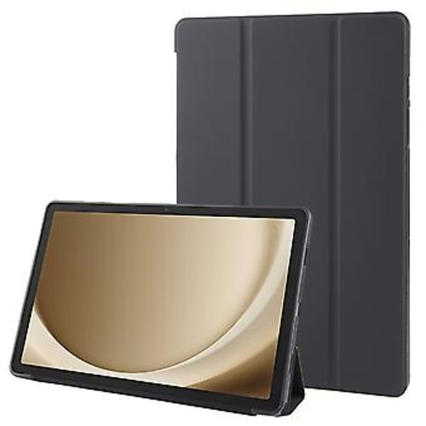 Tri-fold Läderfodral för Samsung Galaxy Tab A9+ (Svart)