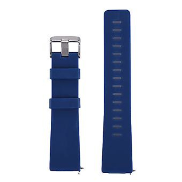 Silikon Urrem til Fitbit Versa / Versa 2 (Mørkeblå)