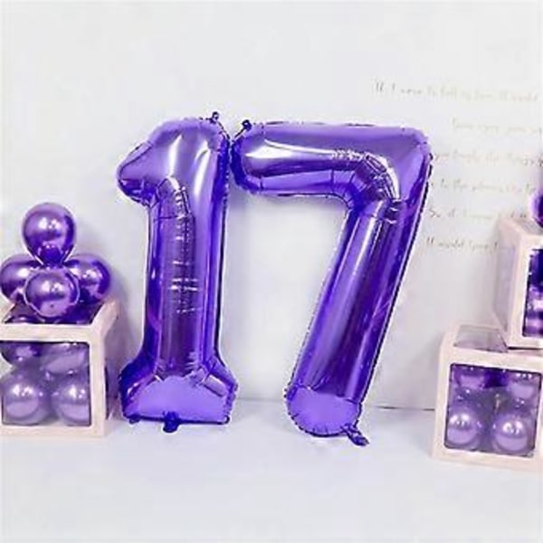 Sifferballong Lättanvänd Flexibel Återanvändbar Portabel Självförslutande Partyballong Fotorekvisita QinHai(B )