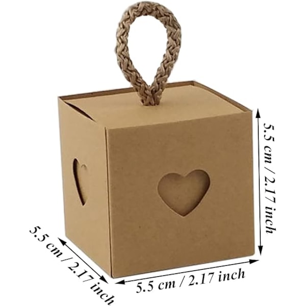 Presentförpackningslåda, 30 st Bröllopsfestlåda, Presentask i kartong