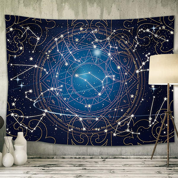 1 kpl 130 x 150CM Tähtikuvioseinävaate Astro Tähtikuviot